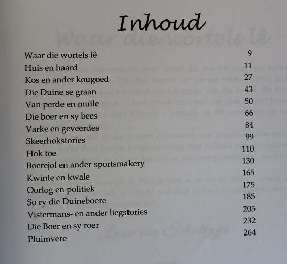 'N plan is 'n Duineboerdery deur Louw van Schalkwyk.  Weskaapse duineveld stories.