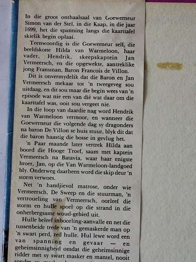 Die Gemaskerde Ridder deur Elmar Steyn