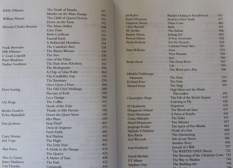 Omnibus of a century of South African short stories edited by Michael Chapman
