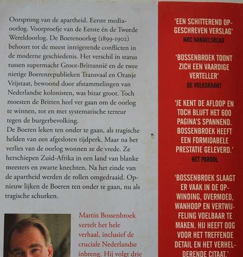 De Boerenoorlog door Martin Bossenbroek