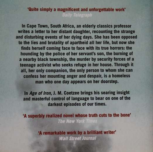 Age of Iron by J.M. Coetzee