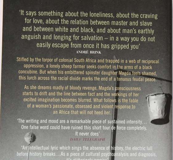 In the heart of the Country by J.M. Coetzee