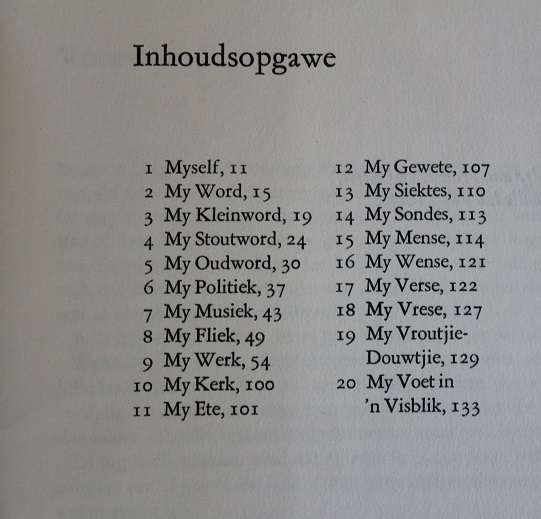 My voet in 'n visblik deur Fanus Rautenbach. 'n Stoutobiografie
