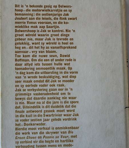 Donker Water deur P. H. Nortje. Jeugverhaal