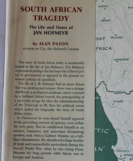 South African Tragedy by Alan Paton. The life and times of Jan Hofmeyr