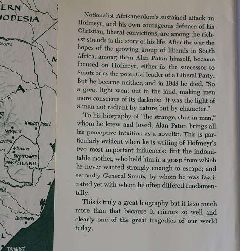 South African Tragedy by Alan Paton. The life and times of Jan Hofmeyr