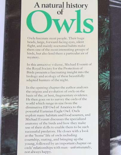 A Natural history of owls by Michael Everett