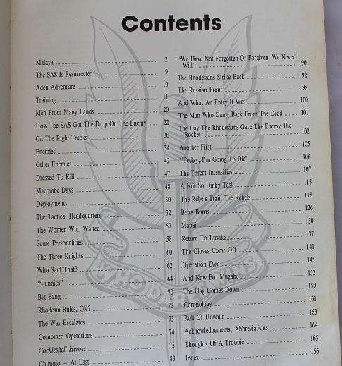 The Elite Rhodesian Special Air Service by Barbara Cole. Signed !