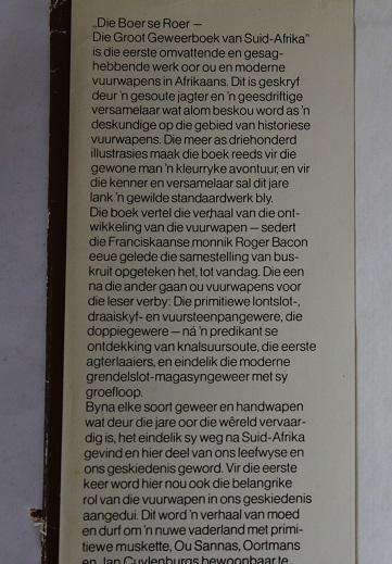 Die Boer se Roer deur Prof. Dr. Felix Lategan. Die groot geweerboek van Suid- Afrika