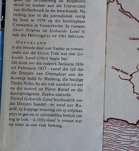 Offerland deur F.A. Venter 1963 uitgawe
