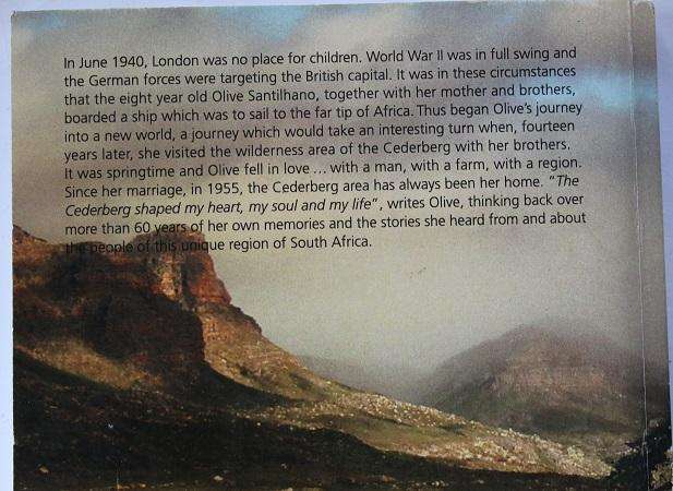 My Cederberg story by Olive Nieuwoudt