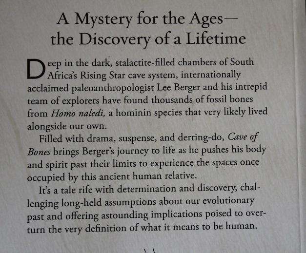 Cave of bones by Lee Berger and John Hawks