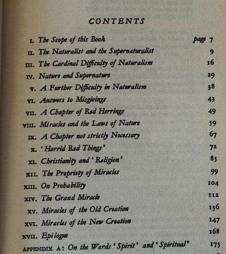 Miracles by C.S. Lewis