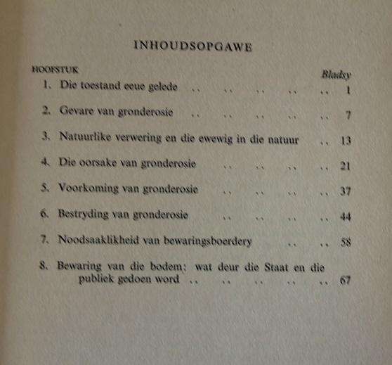 Red die bodem deur S.J.G. Hofmeyr en C.R. Booysen. Opgedra aan almal wat die natuur liefhet.