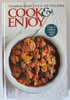 Cook & enjoy by S.J.A. de Villiers. English version of  Kook en Geniet !