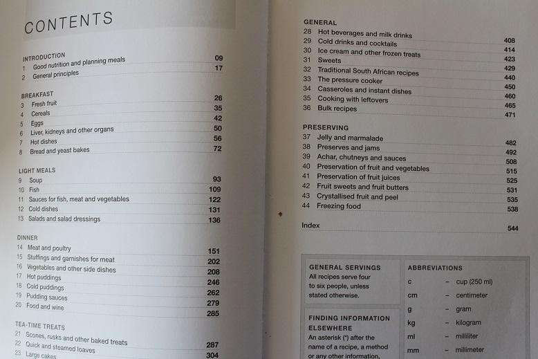 Cook & enjoy by S.J.A. de Villiers. English version of  Kook en Geniet !