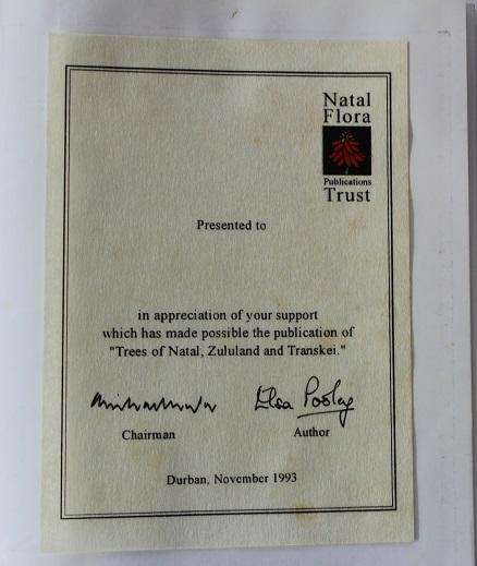 The complete field guide to trees of Natal, Zululand & Transkei by Elsa Pooley