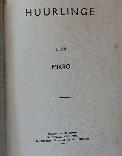 Huurlinge deur Mikro
