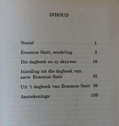Joernaal van 'n Trek geredigeer deur Gustaf S. Preller. Uit die dagboek van Erasmus Smit