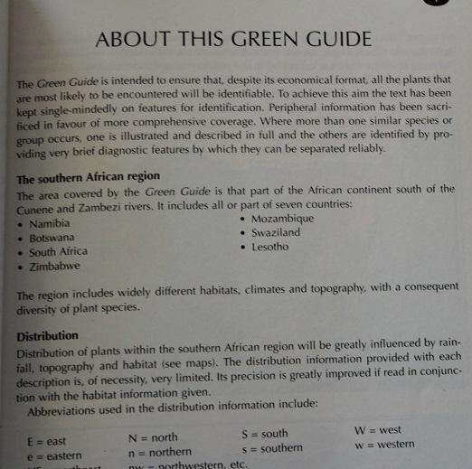 Southern African green guide. Flowers, grasses, ferns and fungi by Elsa Pooley.