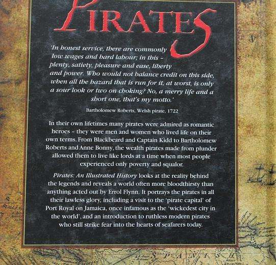 Pirates by Nigel Cawthorne. An illustrated history.