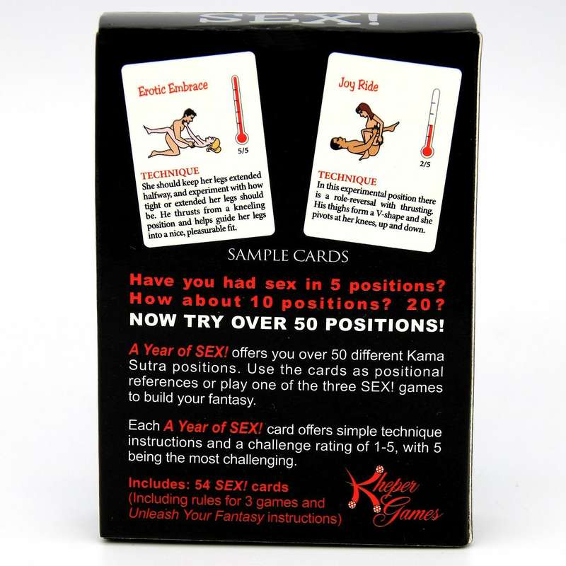 A Year Of Sex Card Sex Game