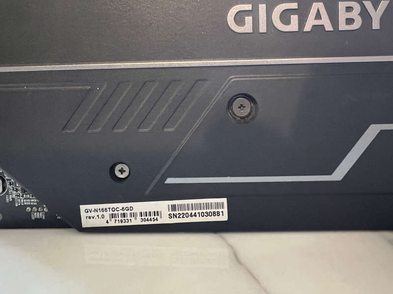 Gigabyte GeForce GTX 1660 Ti OC 6GB Graphics Card