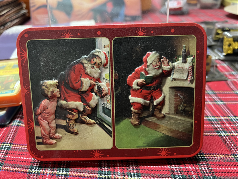 Coca Cola playing cards in collectible tin