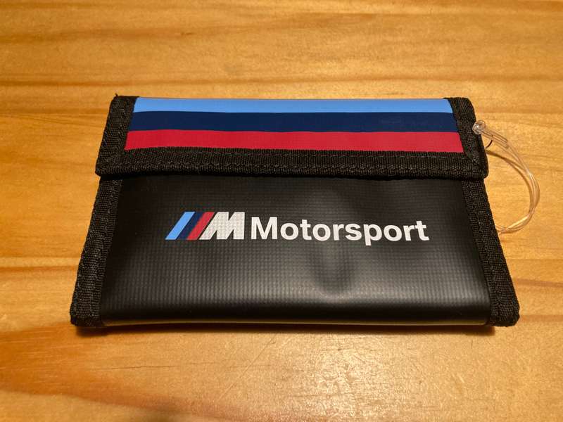 BMW Genuine Black M Motorsport Nylon Wallet