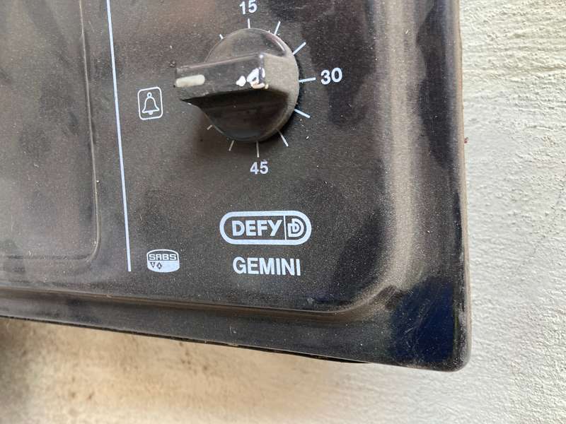 Defy Gemini Double Door Oven + Stove Top