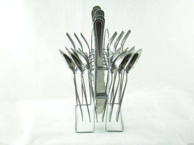 Cutlery Set 24 Piece with stand - Totally Home