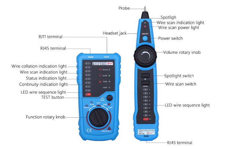 Network Cable Tracer Tone & Probe Network Tool
