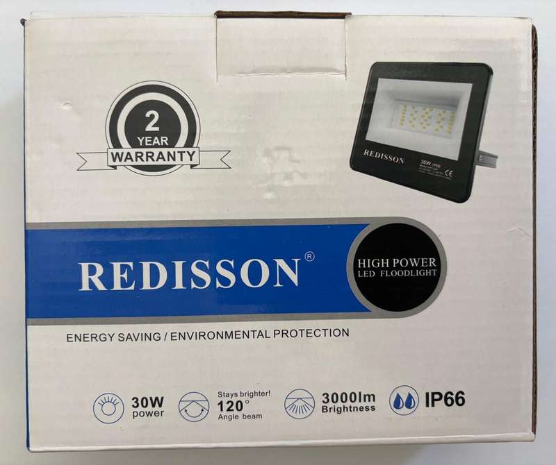 4 Pack LED Floodlight 30W 120deg angle beam - Redisson
