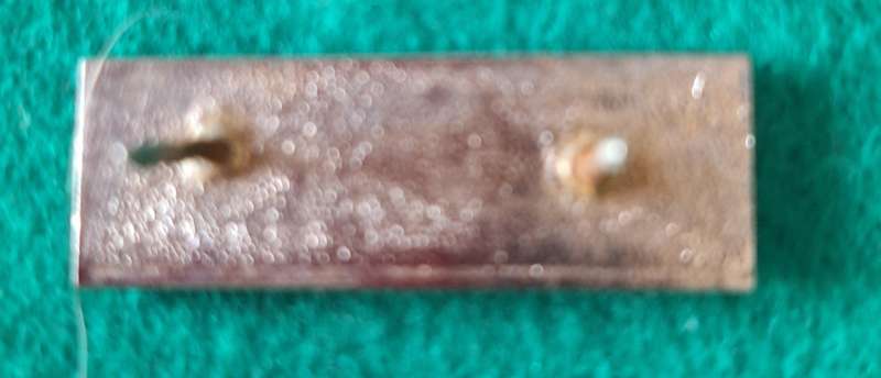 SADF - ORIGINAL SIGNAL CORPS BERET BAR / BALKIE - PINS INTACT
