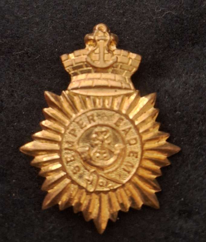 SADF - CAPE TOWN RIFLES GILDING CAP BADGE