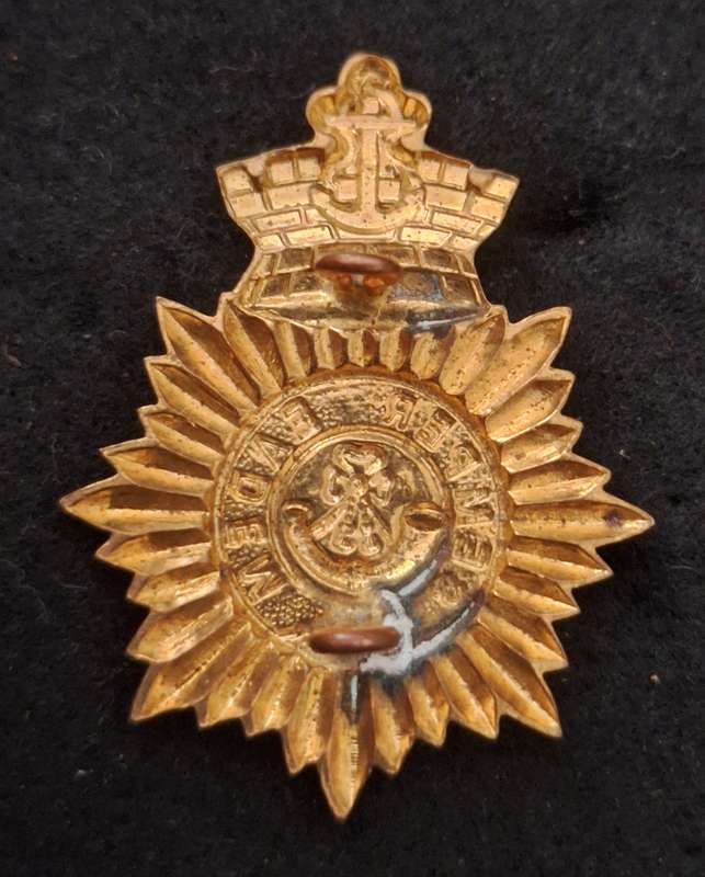 SADF - CAPE TOWN RIFLES GILDING CAP BADGE