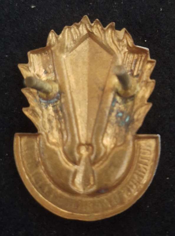 SADF Catering Corps Cap Badge - Screws Intact