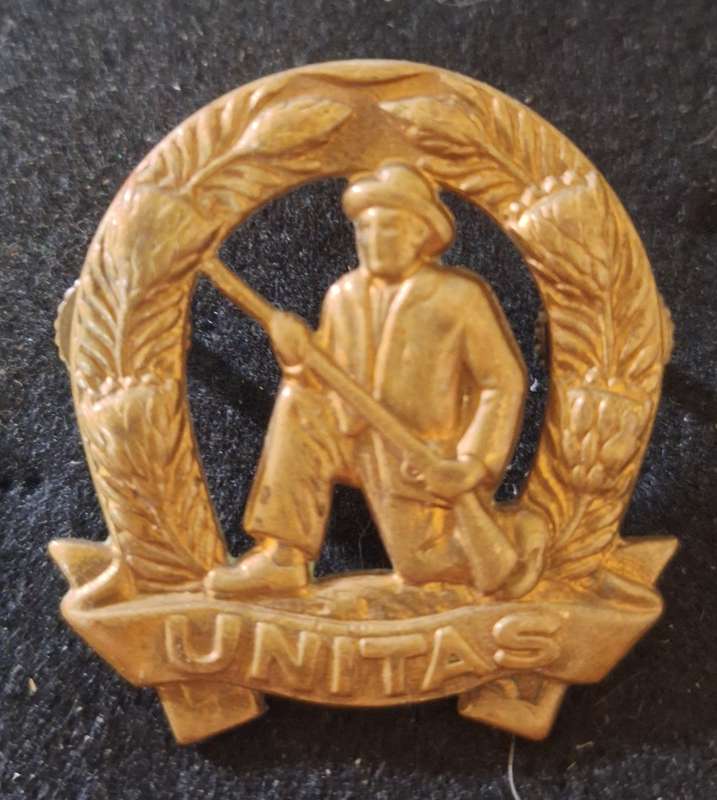 SADF - GILDING KOMMANDO UNIT (UNITAS) CAP BADGE