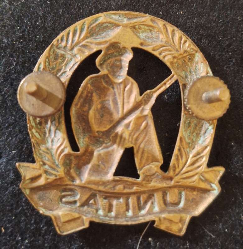 SADF - GILDING KOMMANDO UNIT (UNITAS) CAP BADGE