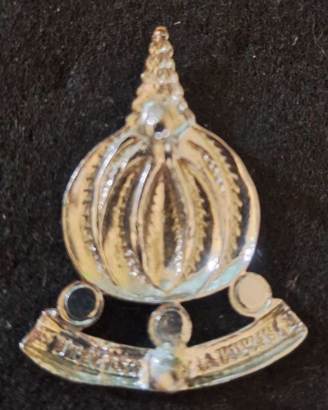SADF - FINANCIAL SERVICES CAP BADGE - SCREWS INTACT