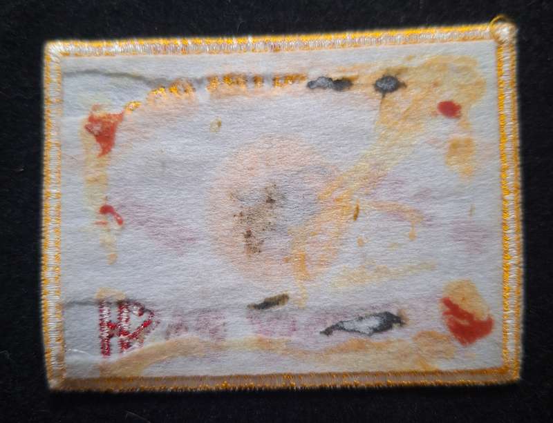SOUTH AFRICAN BIKER PATCH (UNWORN) GLUE STAINS ON REAR