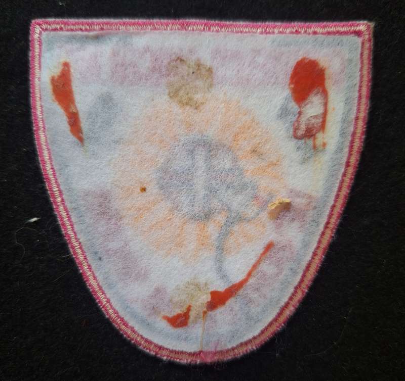 SOUTH AFRICAN BIKER PATCH (UNWORN) GLUE STAINS ON REAR