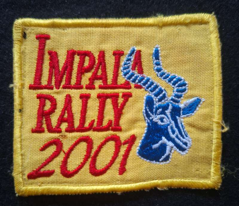 SOUTH AFRICAN BIKER PATCH (WORN) - GLUE STAINS ON THE REAR