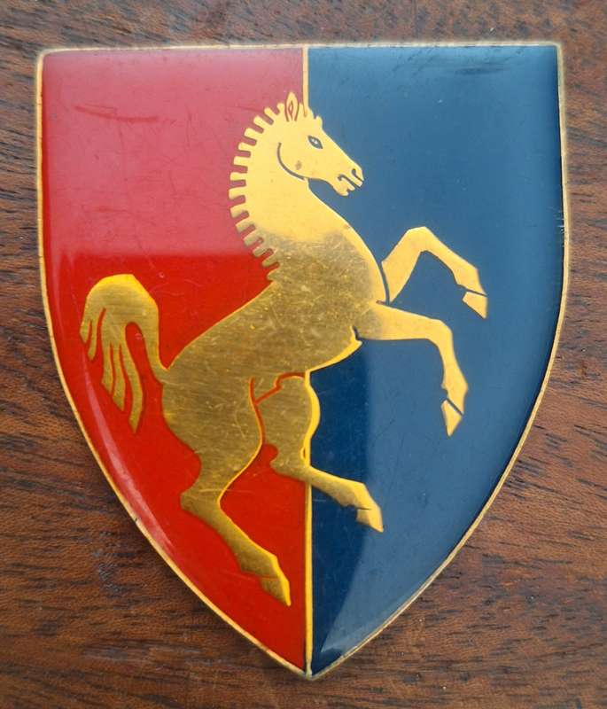 SADF - TSC / TDK TRAINING CENTRE METAL SHOULDER FLASH  -  @@@ NO PINS @@@