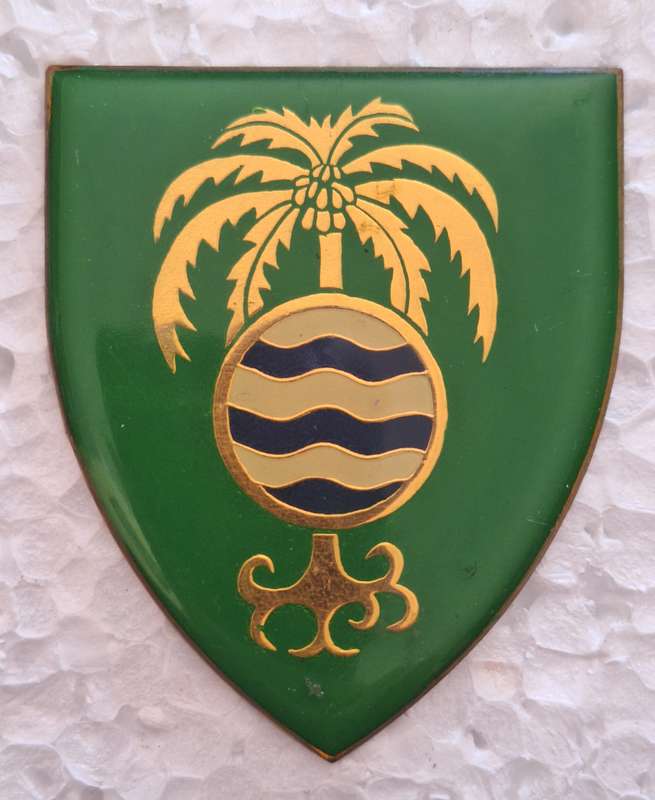 SADF - GROOTFONTEIN COMMANDO SHOULDER FLASH - PINS INTACT