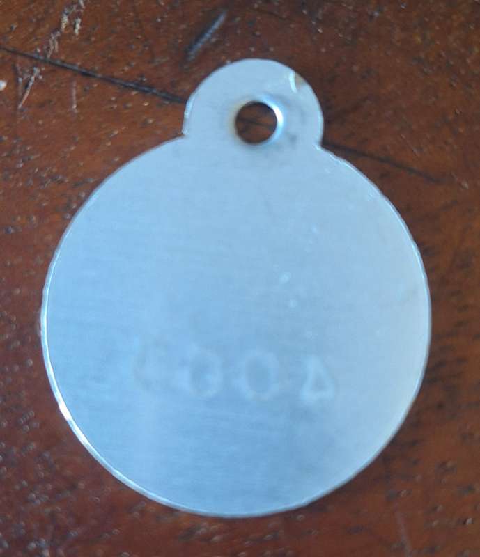 VINTAGE 1988 DOG LICENCE - LANGKLOOF