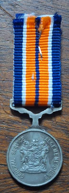 SADF GENERAL SERVICE MEDAL - @@ MINIATURE @@