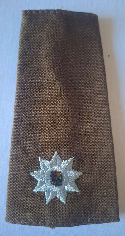 SADF - SINGLE (INTERIM ERA) NUTRIA MAJOR SLIP ON RANK.