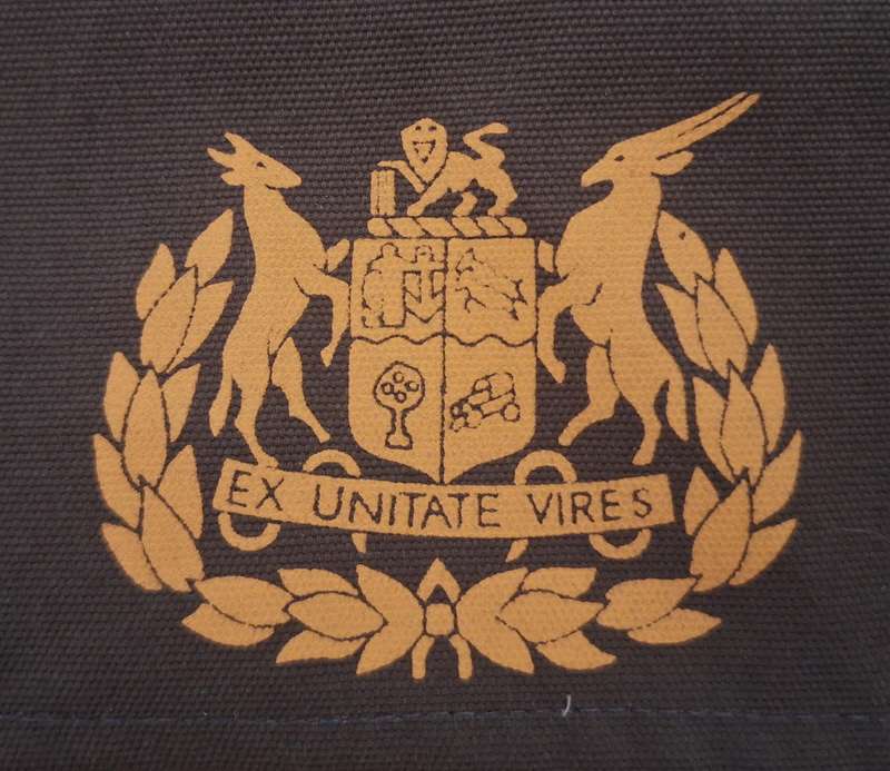 SADF - SINGLE NUTRIA WO1 BRASSARD (PRINTED TYPE)