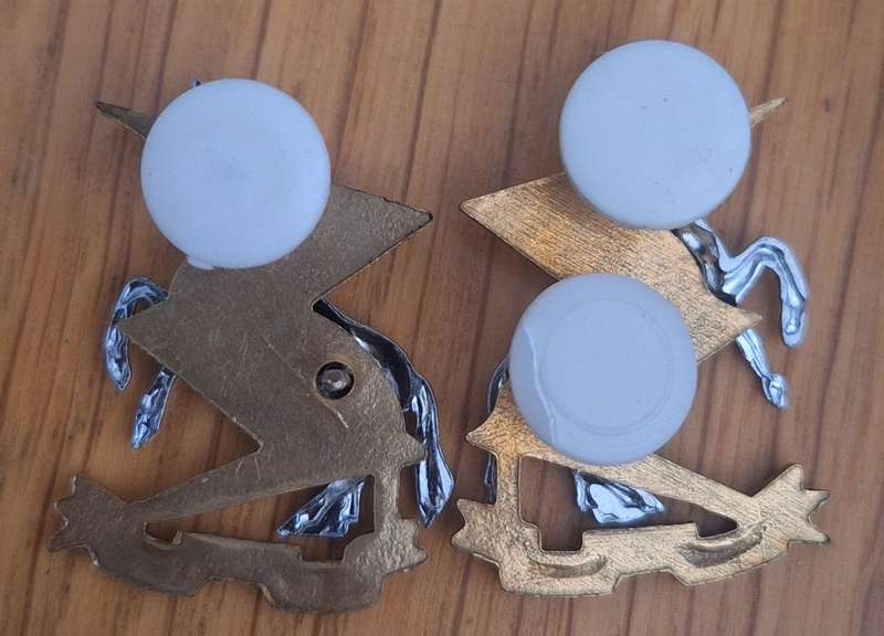 SADF -  MESS DRESS TSC / TDKCOLLAR BADGES - PINS INTACT